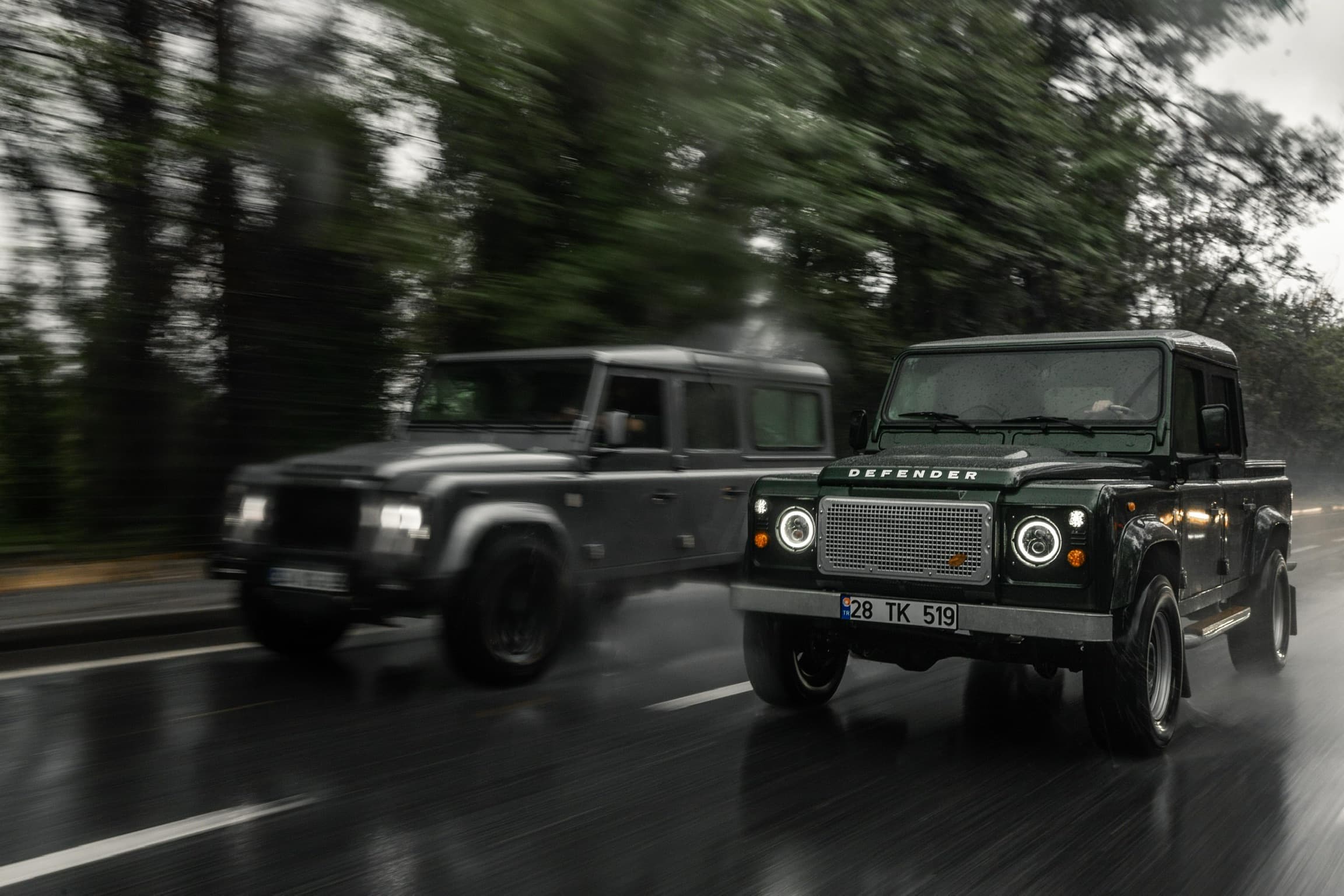 Altera Customs Defenders on the road